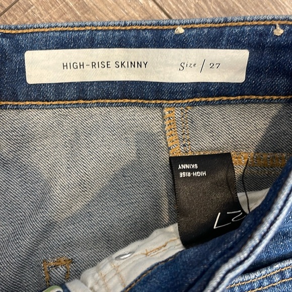 PILCRO High Rise Skinny Jean size 27 (Anthrpologie) - Picture 4 of 7